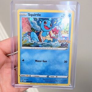 💙 Squirtle Holo Pokemon Go Promo Card - SWSG233 Sword & Shield Promo Card 💙